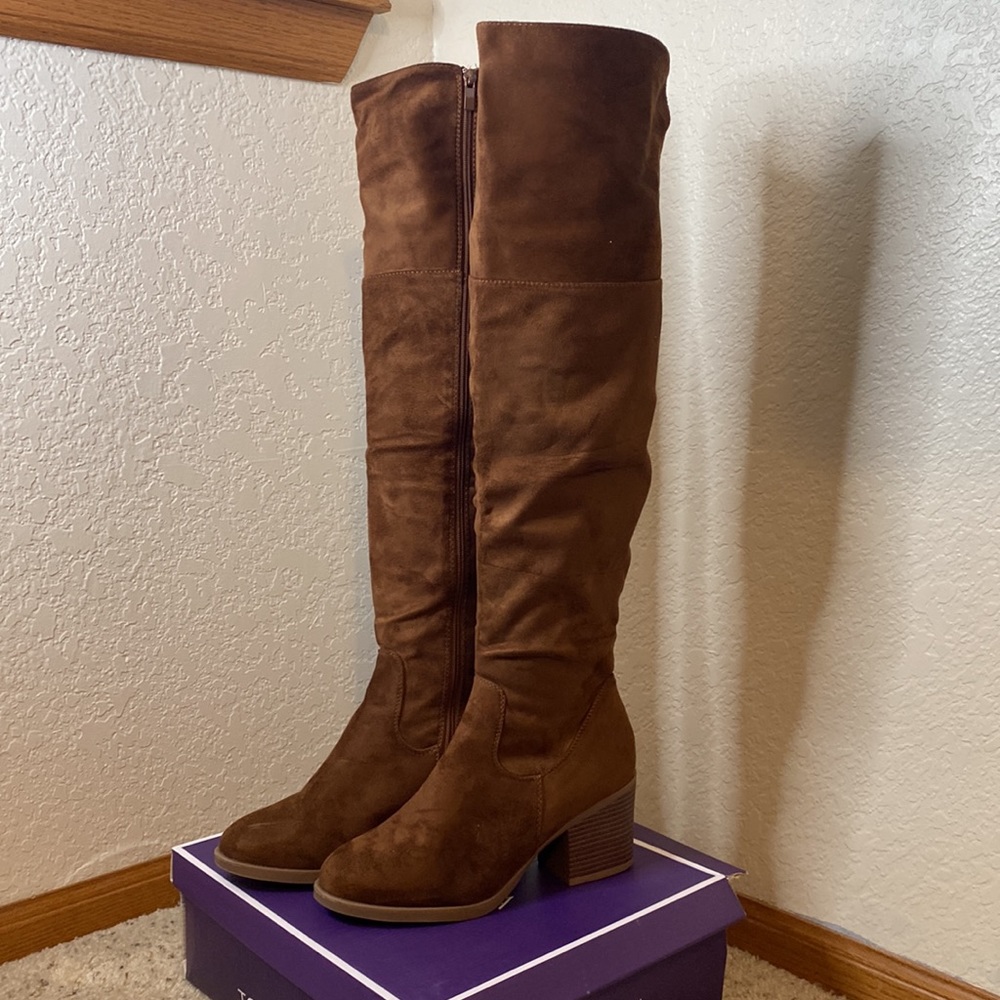 Sulty Over-the-knee suede boots